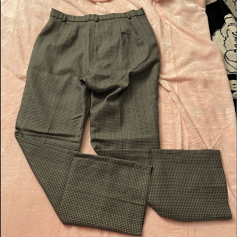 Pendleton Silk Lined Green Wool Trousers